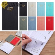 JANE 2024 Agenda Book, A6 Pocket Diary Weekly Planner, High Quality with Calendar To Do List English Notepad School Office