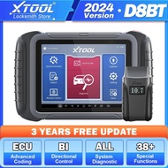 XTOOL D8 BT Automotive Diagnostic Scan Tool ECU Coding 38+ Service Bi-Directional Control All System