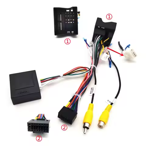 16 Pin to Wiring Harness CANBUS Decoder Box Car Quad to Lock Cable Adapter for Peugeot 2008 3008 308