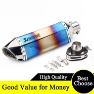 38~51mm Motorcycle Exhaust Muffler Universal Akrapovic Exhaust Muffler Pipe