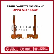 FLEXIBLE CONNECTOR CHARGER + MIC OPPO A33 / A33W ORIGINAL
