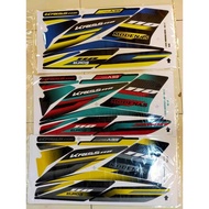 MODENAS KRISS110 EURO 3 MR3 NEW BODY COVER SET STRIPE (1TH) BODY COVERSET STICKER