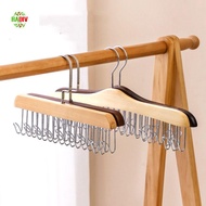 RADIV Belt Hanger, Solid Wood 8 Hook Women Storage Bra Hanger, Durable Space Saving Nonslip 360 Degr