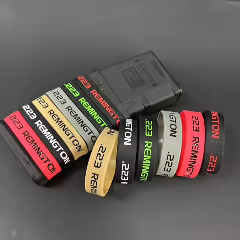 6PCS/Set Tactical Magazine Marking Band .223 REMINGTON Magazine Rubber Band for M4/M16 AR15 AK 47 74