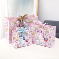 Ins Cutely Unicorn Pattern Packaging Bag Fashion Gift Wedding Candy Paper Bags  Christmas