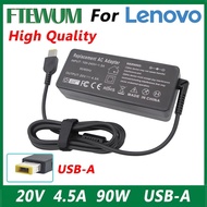 USB อะแดปเตอร์ชาร์จแล็ปท็อป20V 4.5A 90W สำหรับ Lenovo IdeaPad G700 G710แหล่งจ่ายไฟ ADLX90NLC3A/ADP-90XD B/ideapad G500/PA-1900-72