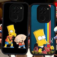 Black Casing for Xiaomi Redmi Note 8 9S 9 Pro Max H88 The Simpsons