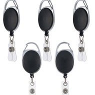 1pc Retractable Key Ring for Staff Bedge Work Card Tag Cover Case Sleeve Kyechain Pass Card Clip ID 