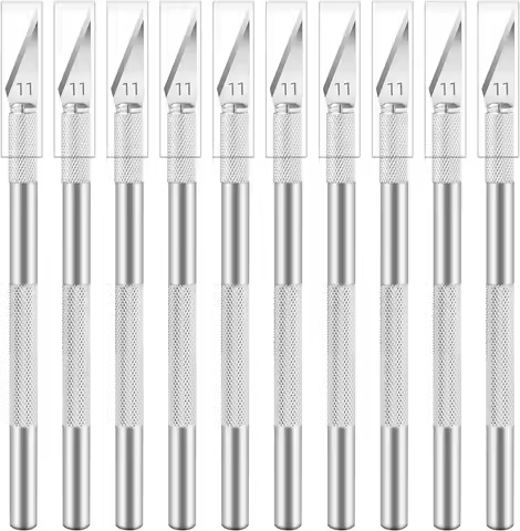 Precision Hobby Sharp Exacto Knife Set, Colorful Craft Knife Kit, 10PCS Exacto Knife, Knife for DIY,