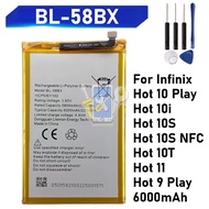 BL-58BX For Infinix Hot 10 Play / Hot 10i / Hot 10S/10S NFC / Hot 10T / Hot 11 / Hot 9 Play Battery
