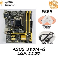 【FREE GIFT】 ASUS B85M-G | B85M-E | B85M-G PLUS Motherboard | B85 | LGA 1150 | INTEL 4th Gen | mATX M
