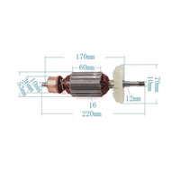 【FSFO】220V-230V G18SE3 Armature Rotor Anchor for G23MR G18SE3 G18MR Angle Grinder