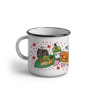 Banana leaf rice, Gin and Tonic Enamel Mug