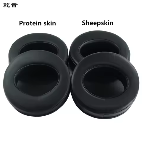 1 Pair 105MM Replacement Soft Sheepskin Protein Foam Ear Pads Cushions for Audio-Technica ATH-W5000 
