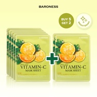 [BUY 5 + 2 ] BARONESS Vitamin-C Mask Sheet