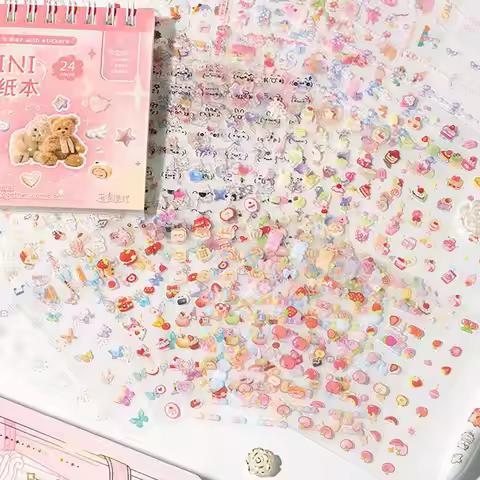 Scrapbooking Stickers Hand Account Decals Handmade Decorative Decals Portable Adhesive Graphics For 