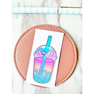 💖WATERPROOF💖 Fantasy Rainbow Bubble Tea Laptop/Luggage Sticker #913
