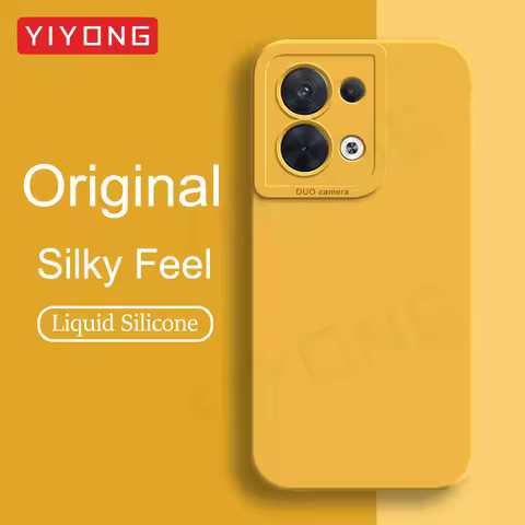 Reno8 Case YIYONG Silky Soft Liquid Silicone Cover For OPPO Reno 8 7 Z 7Z 6 Pro Plus + Reno6 Reno7 L