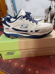 Skechers SRR PRO RESISTANCE 運動鞋 健走鞋 走路鞋 球鞋 女鞋 蹺蹺板鞋 專利技術 機能鞋 鞋子 跑步鞋 - 白藍