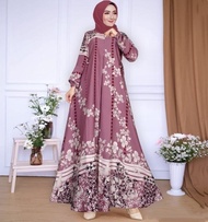 WPS Collection - Gamis Maxmara Silk Kirana - Gamis Husna Muslimah Ukuran Jumbo - Pakaian Gamis Wanit