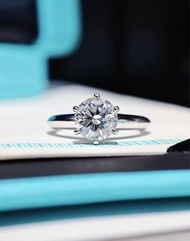 💓💍💎 Tiffany 六爪鑽石戒指Tiffany蒂芙尼鑽戒1.22克拉 F色Diamond Ring 