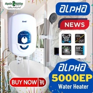 【Ready Stock】Alpha Water Heater Alpha 5000EP with AC Pump pemanas air elektrik bilik mandi pump 热水器