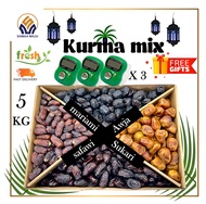 SAMAA MAJU Mix Kurma Dates Organic AJWA Safawi Mariami Sukari High Quality