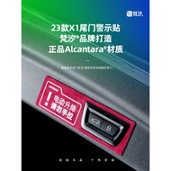 Vanxi Suitable for BMW X3/3 Series 5 Series Tailgate Stickers Modified IX3 Accessories X1/X4 Car Int