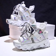 ioztt2024 ขายดีที่สุด - /℗☁ Brand 2021 New Platform Chunky Sandals Up Buckle Punk Women 39s Toe Shoe