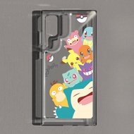 Samsung S25 Ultra S24 FE S24Ultra Pokémon Family Pokéball Hard Transparent Space Case for Samsung S2