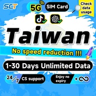 Wefly Taiwan SIM Card 3-30 Days 500MB-15GB 5G Unlimited Data eSIM Taiwan eSIM Chunghwa Telecom