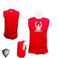 Champion Never Give Up Fitness Gym Deepcut Tank Top