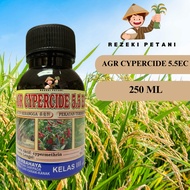 [ORIGINAL] 250ML AGR CYPERCIDE 5.5EC cypermethrine CYPERIN 550, KENCIS, CERTRIN 550, CYPERSING 550, 
