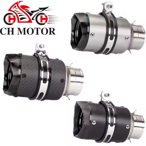 Hot Sale 60MM Universal Motorcycle GP Exhaust CNC Carbon Fiber DB Killer Escape Muffler For Kawasaki