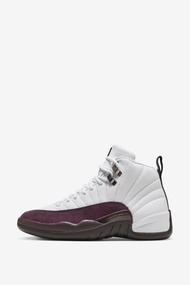 女款 Air Jordan 12 x A Ma Maniére White and Burgundy Crush