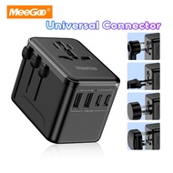 MeeGoo Universal Adapter Travel International 12W/17.5W USB Type-C Adapter Fast Charger Plug