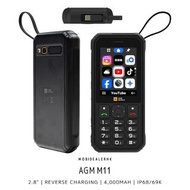 全新 New | AGM M11 | 4G | 三防手機 | 功能手機 | 2.8" | 4,000mAh | 反向充電