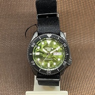 Seiko 5 Sports SRPJ37K1 SKX Street Style Green Camouflage Automatic Men's Watch