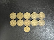 （55年10枚大壹毫）香港硬幣英女王伊利沙伯二世 1955年大一毫 Government of Hong Kong Coin Queen Elizabeth ll 1955 $0.1