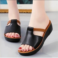 Sandal Wedges Wanita Calbi Sandal Wanita Kekinian Sandal Wedges Wanita Luna // Sandal Wanita Wedges 