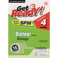 BUKU LATIHAN ( 2025 ) : GET READY FORMAT TERKINI SPM BIOLOGI & BIOLOGY TINGKATAN 4 KSSM