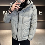 11💕 2023New Winter Clothes down Jacket Trendy Youth Warm down Jacket down Jacket Men's Hoodie Korean Coat ZYI8