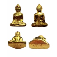 Rooplor Luang Phor Phra Sai.龍婆帕賽佛祖.The First Batch Of Antique Model Plated With 24k Gold And Ruby.Wa