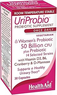 UriProbio, Women's Probiotic Supplement, Supports a Healthy Urinary Tract with Vitamin D3, B6, Cranb