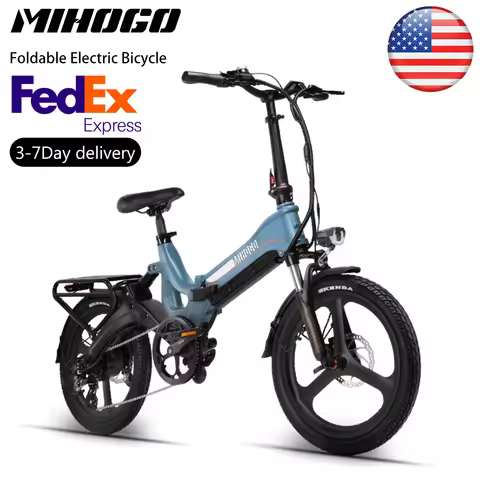 MIHOGO RX2.4 20"Folding Ebike Peak 750W Motor 48V 12.8AH Removable Battery 40Mile Max Range,Max Spee