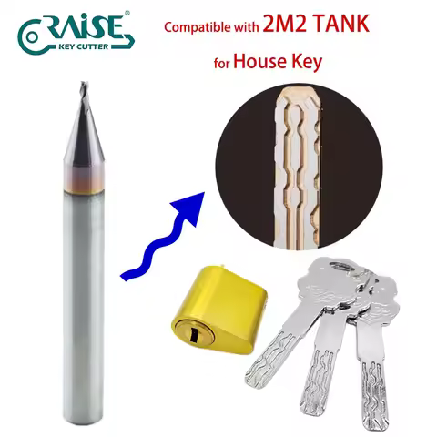 RAISE Cutter 0.9mm Cutter Compatible with 2M2 TANK Key Machine for Cut House Keys