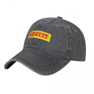 pirelli logo (2) Adult Washed Cowboy Hat 100% Cotton Curved Brim Sun Hat Simple Casual All-Match Neu