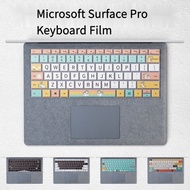 Cartoon Keyboard Protector Cover Microsoft Surface Pro7/6/5/4/Pro X/Pro 8/Pro 9 Notebook Keyboard Film Laptop2 Go Book 2 Tablet Two-in-one Dust Cover Silicone Full Coverage Keyboar