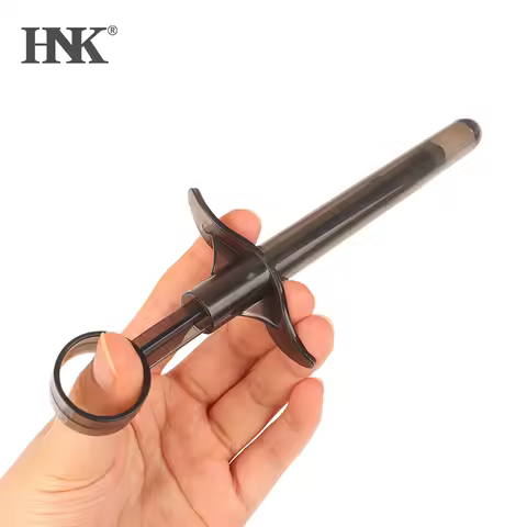 Enema Inject Oil Lubricant Applicator Lube Launcher Syringe Injector Enema Anal Vagina Clean Tools F
