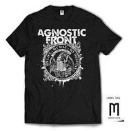 AGNOSTIC FRONT-My Way hardcore punk band T-Shirt - BLACK